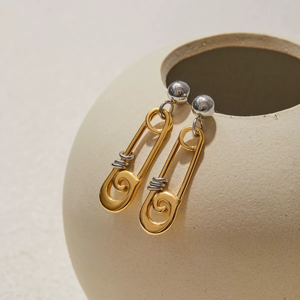 Novara Pins | Safety Pin Earrings