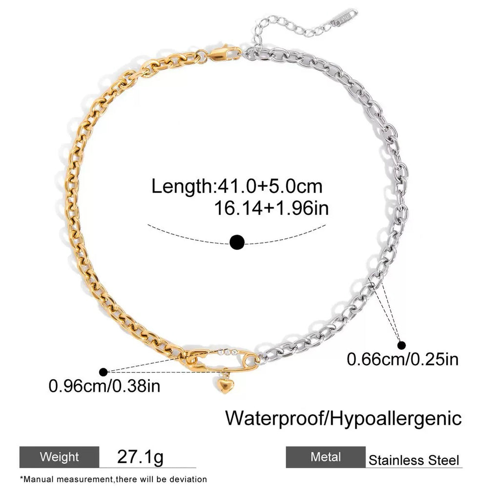 Elaris Pins | Safety Pin Necklace