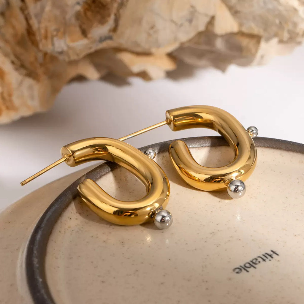 Cindrel Arcs | C-Shaped Earrings