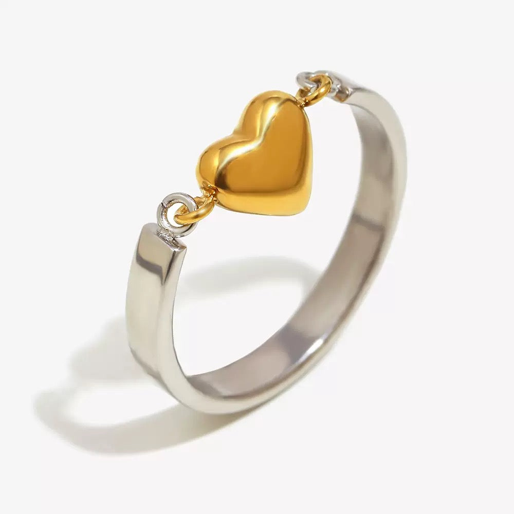 Lyra Heart |  Mini Pendant Ring
