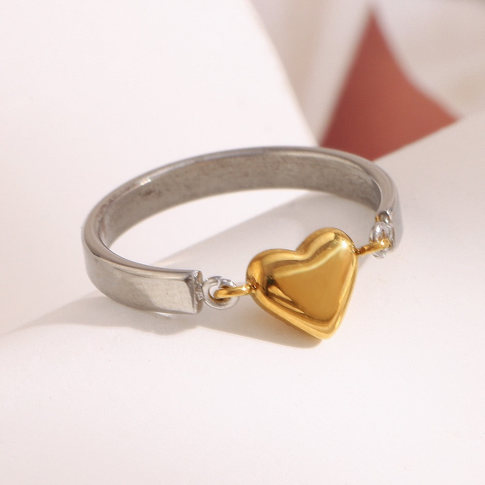 Lyra Heart |  Mini Pendant Ring