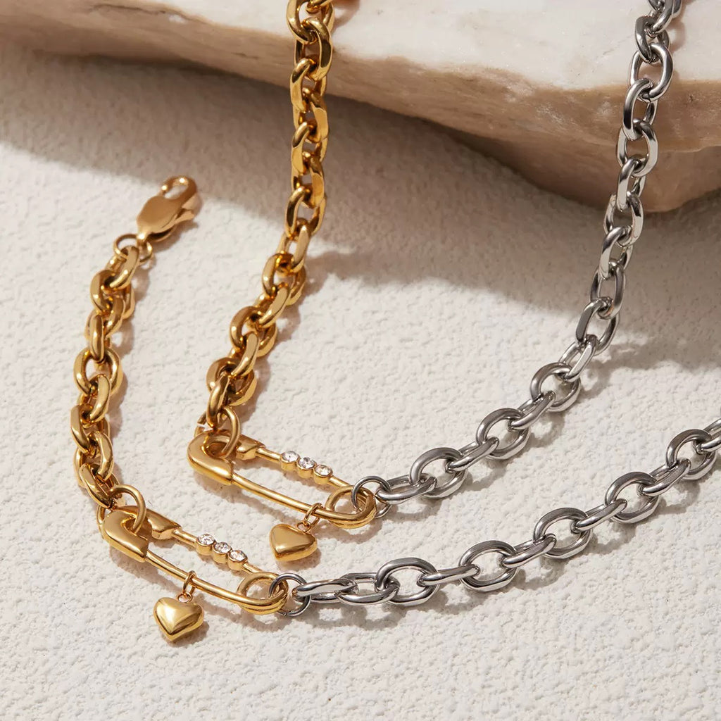 Elaris Pins | Safety Pin Necklace