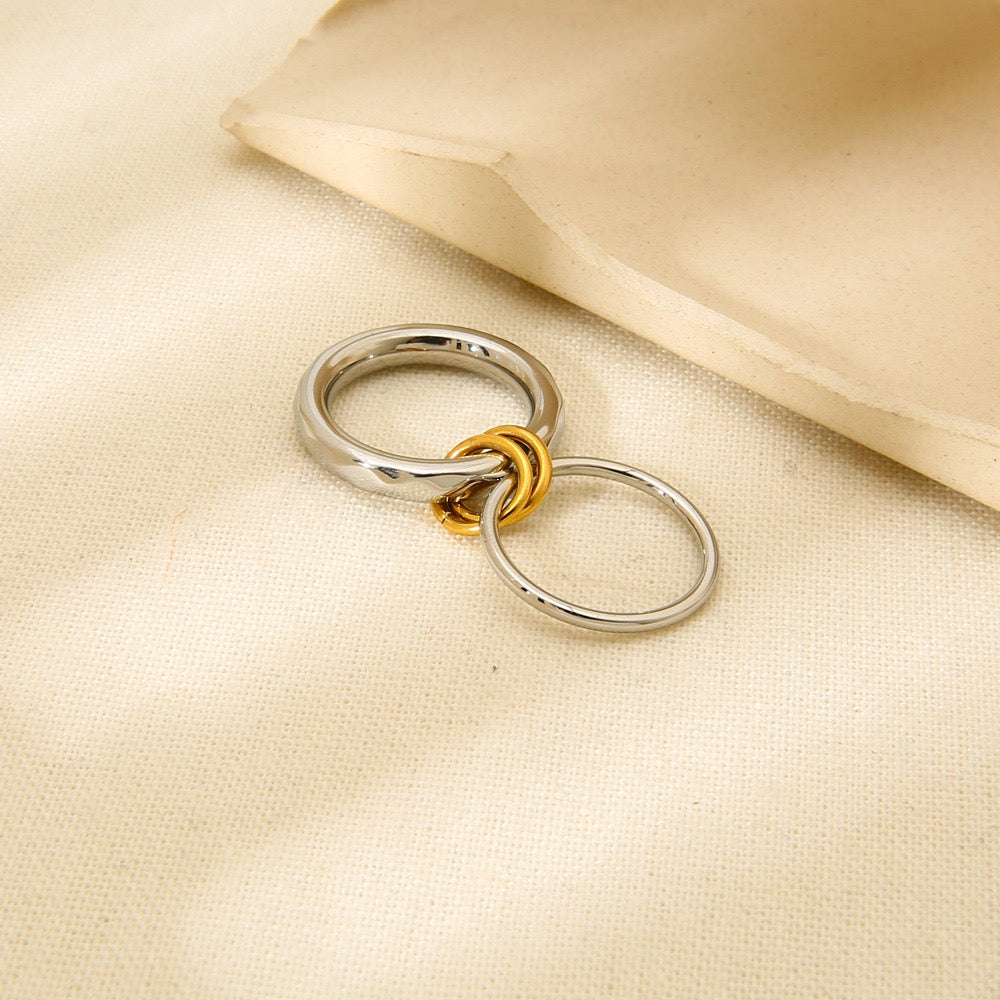 Ardent Twin Stack | Multi-Layer Ring