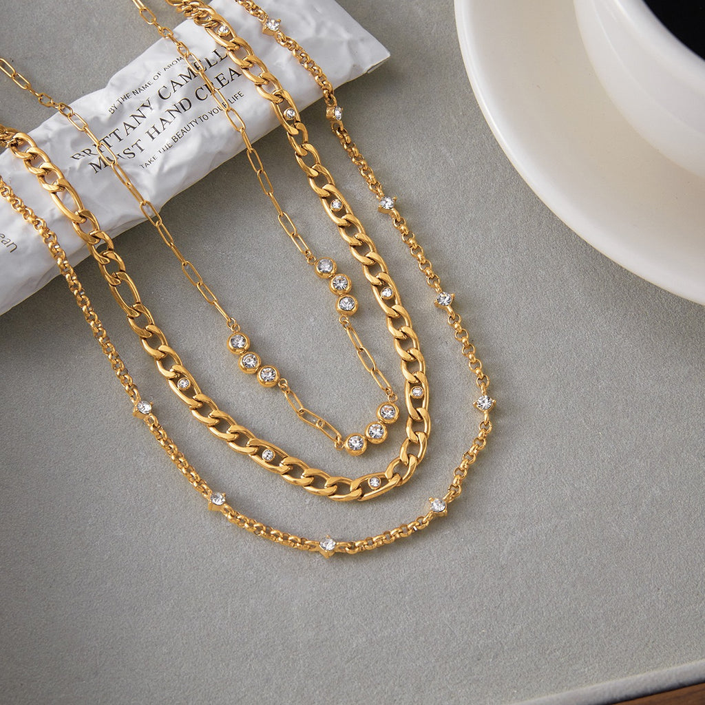 Liora Cable | Minimalist CZ Chain Necklace