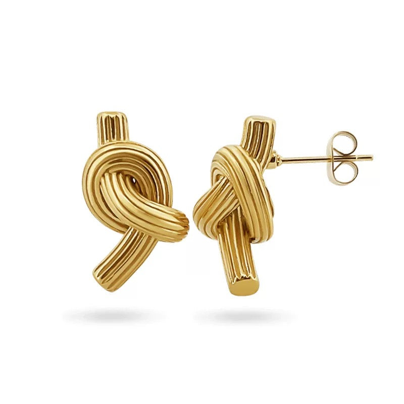 Knot Reverie | Exaggerated Knotted Stud Earrings