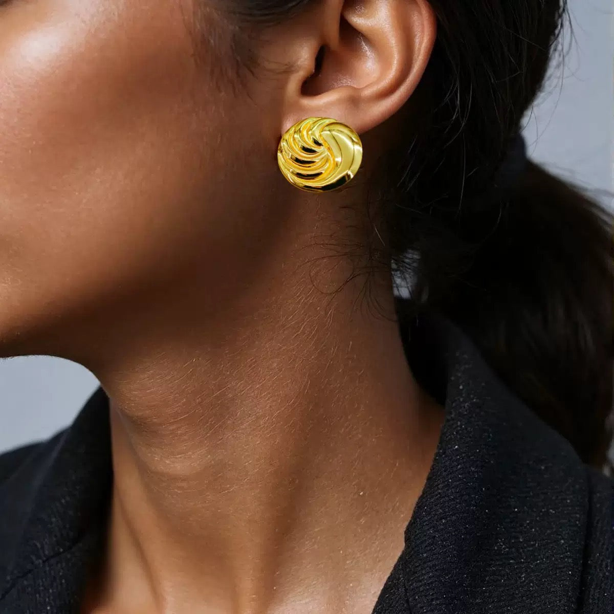 Vitelli Vortexe | 18K Swirl Earrings