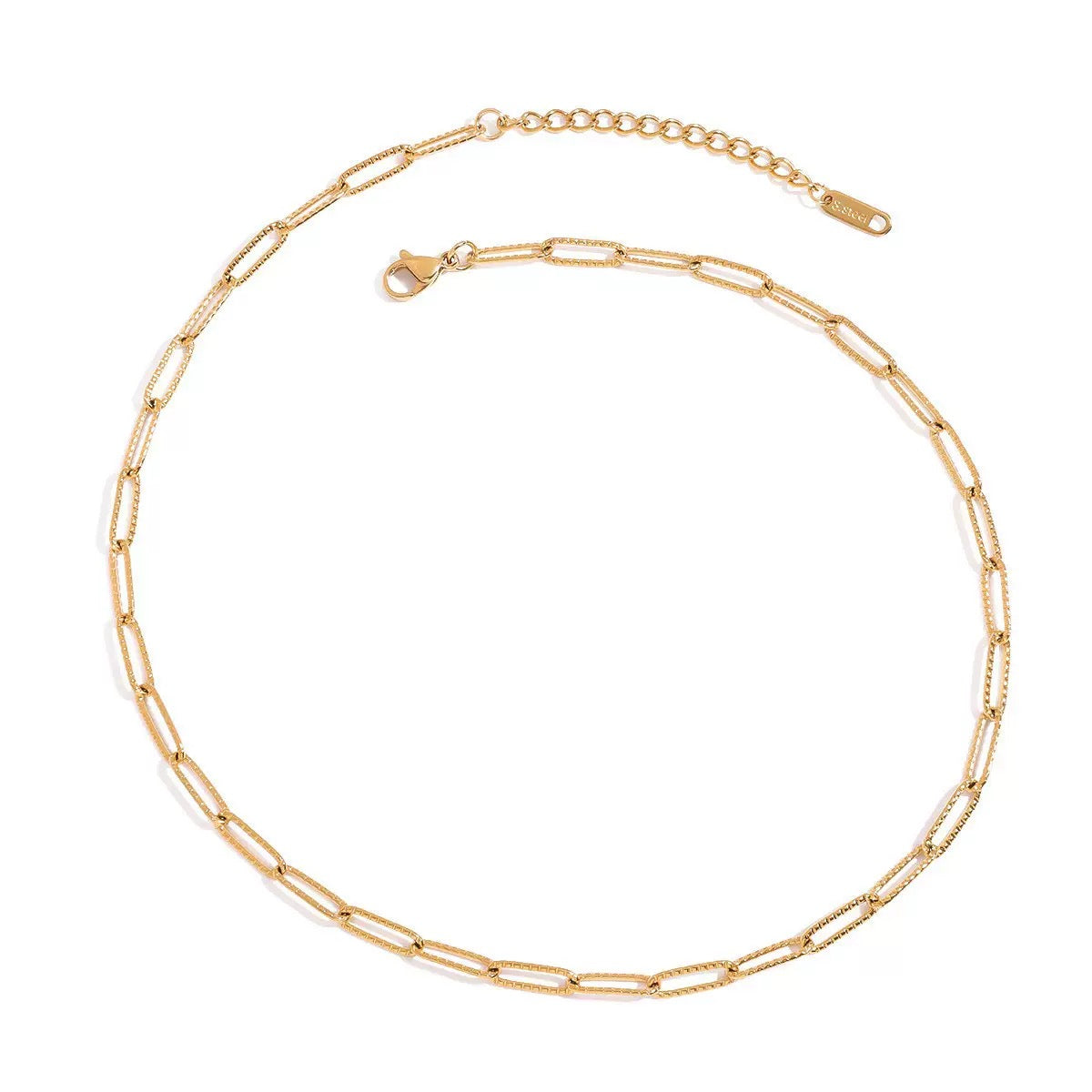 Miri Links | Mini Paper Clip Stackable Necklace