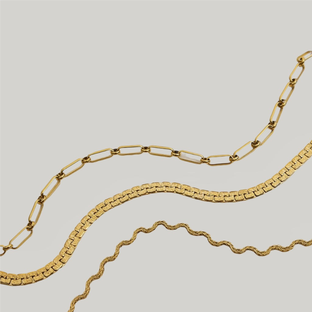 Vale Square | Polished Snakebone Chain Necklace
